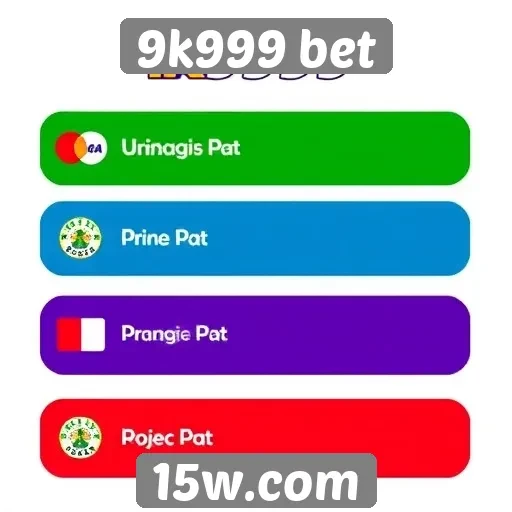 Métodos de pagamento disponíveis no 9k999 bet